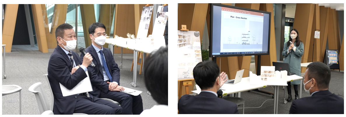 近畿大学建築学部×AQUA「コインランドリー空間デザイン」に関する共同研究最終発表会
