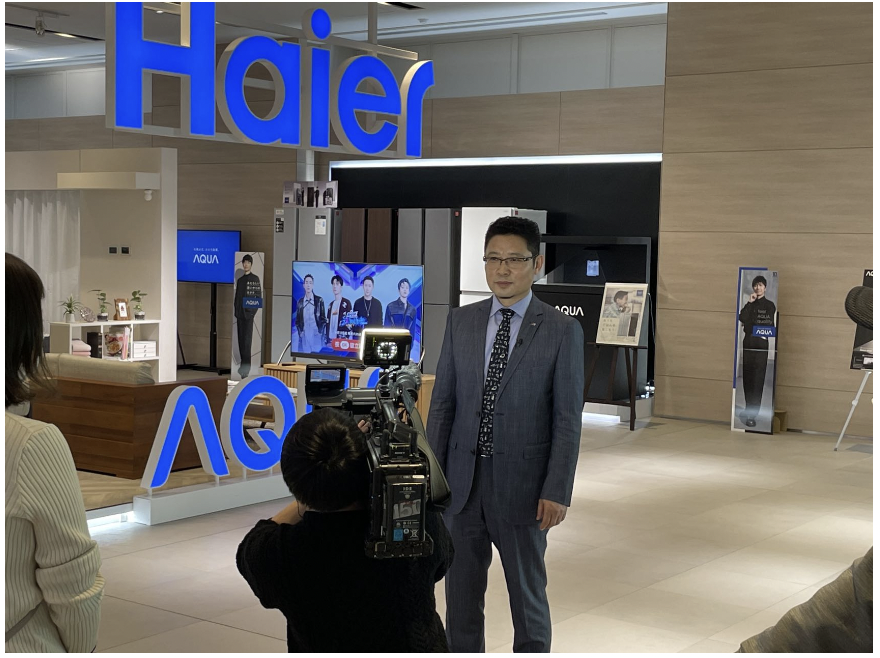 毎日放送（MBS）報道番組「ザ・リーダー」にてHaier Japan Region 杜CEOの特集が放送されました。