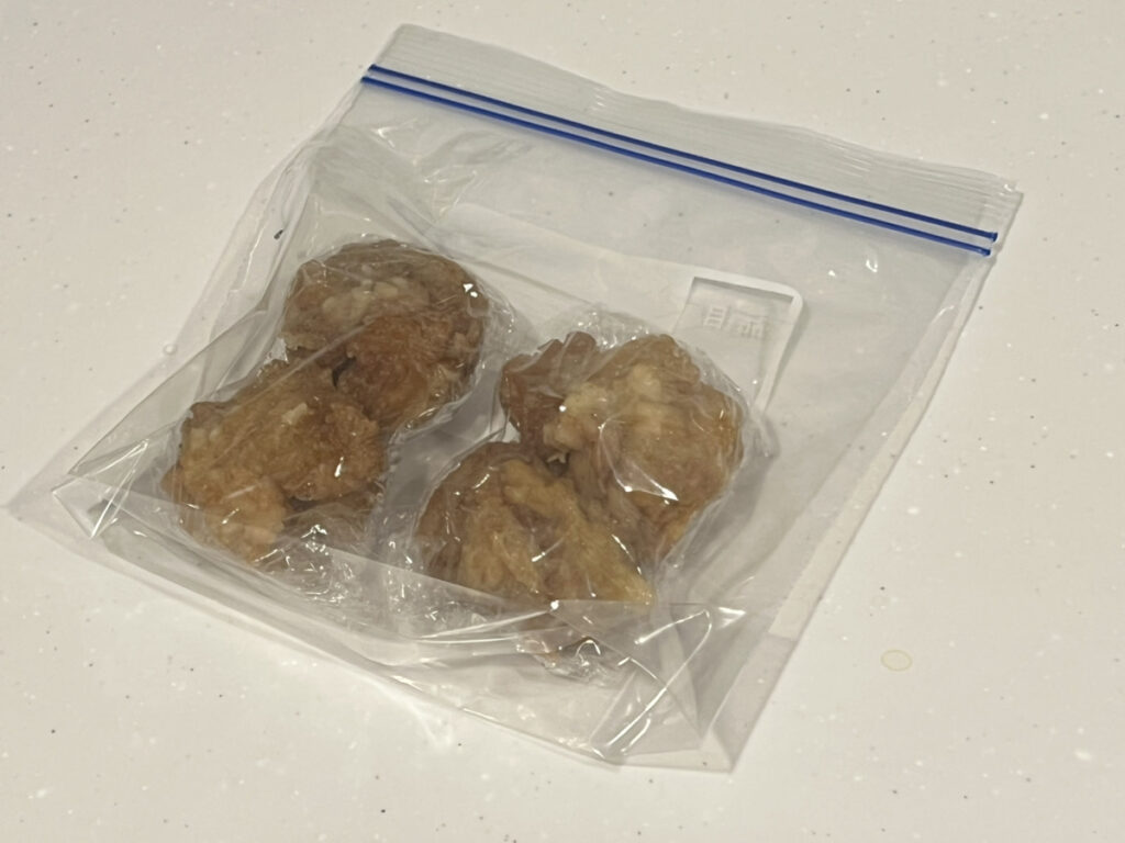 からあげ　保存